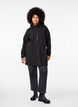 Softshelljacke mit abnehmbarer Kapuze, Black, Model image number 2