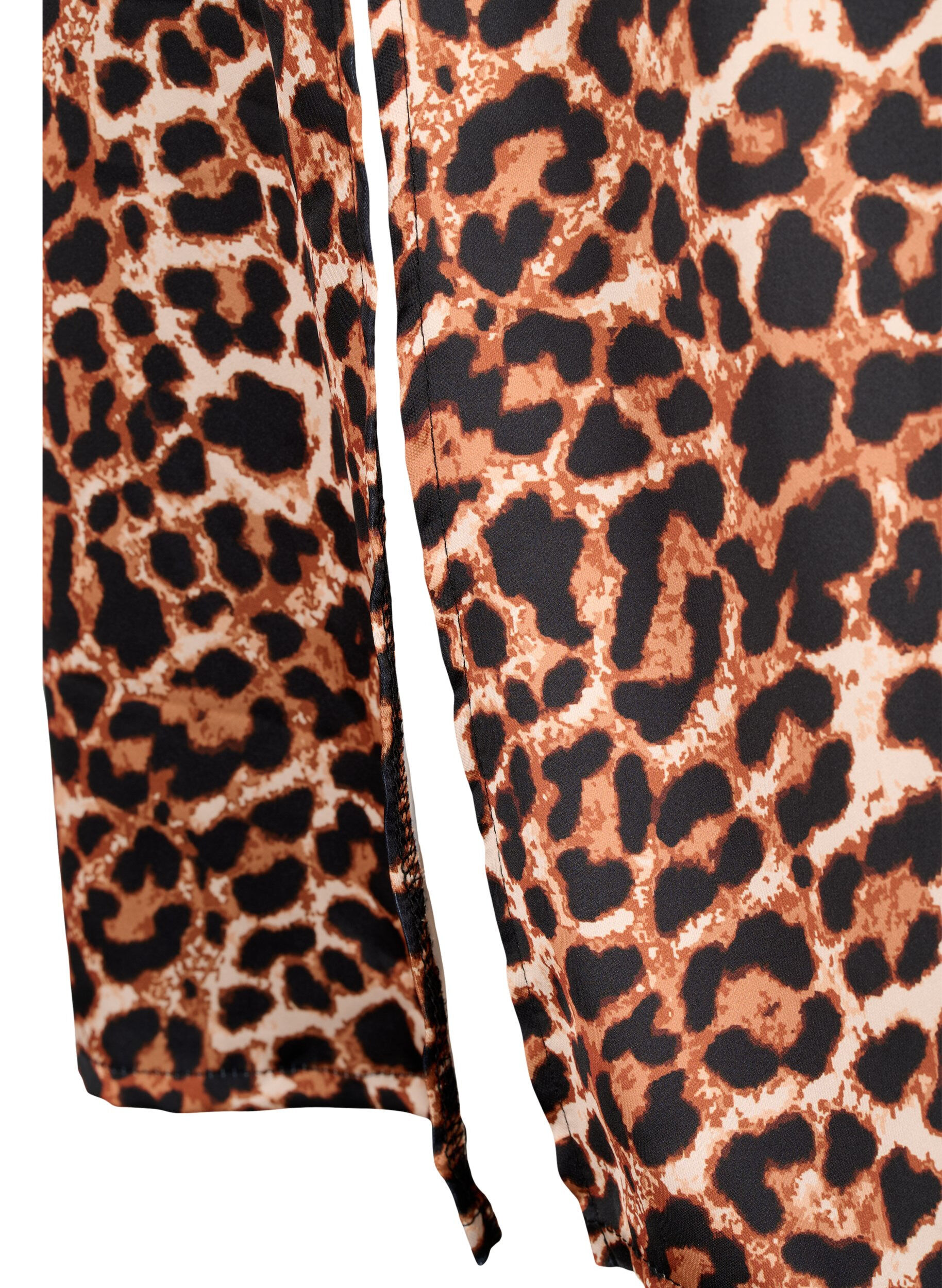 Zizzi Rock mit Leopardenmuster und Schlitzen, Leopard AOP, Packshot image number 3