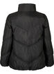 Kurze Puffer-Winterjacke mit Taschen, Black, Packshot image number 1