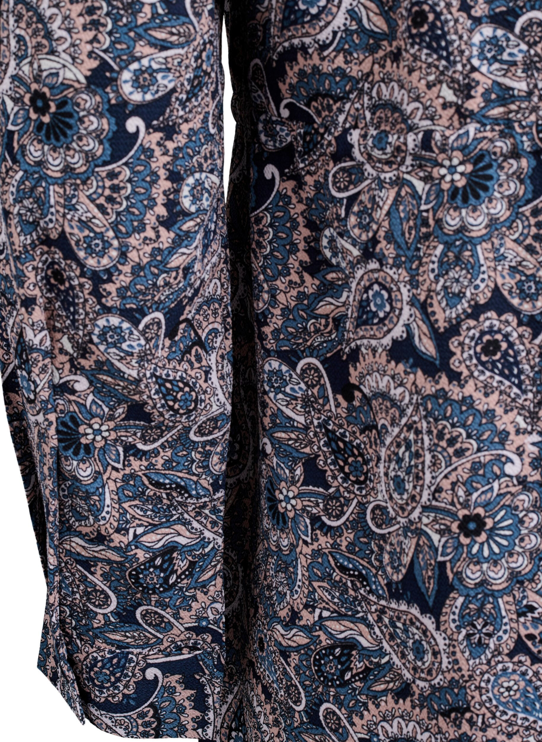 Zizzi Knielanges Kleid mit Bindeg&uuml;rtel, Beige, Packshot image number 3