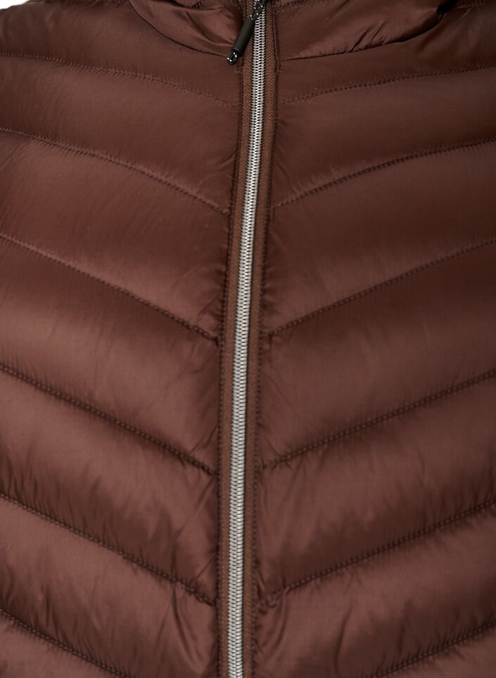 Leichte Kapuzenjacke, Braun, Packshot image number 2