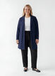 Lange Blazer mit Taschen, Blau, Model image number 1