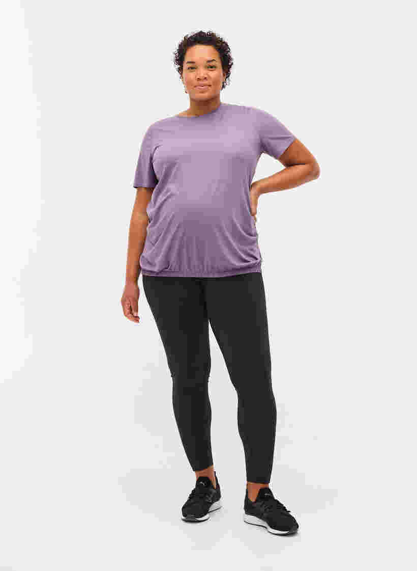 Schwagnerschafts-Trainings-T-Shirt, Purple Sage, Model image number 2