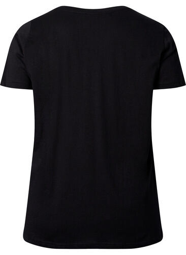 Trainings-T-Shirt mit Print, Black w. Run Away, Packshot image number 1