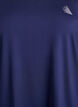 Trainingsshirt mit 3/4-&Auml;rmeln, Blau, Packshot image number 2