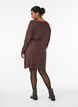 Strickkleid aus Baumwoll-Viskose-Mischung, Braun, Model image number 2