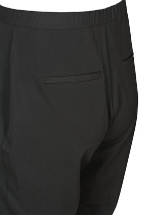Anzughose mit Gummizug an der Taille, Black, Packshot image number 3