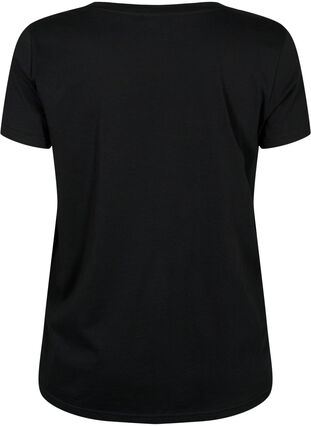 Trainings-T-Shirt mit Print, Black w. Winner, Packshot image number 1