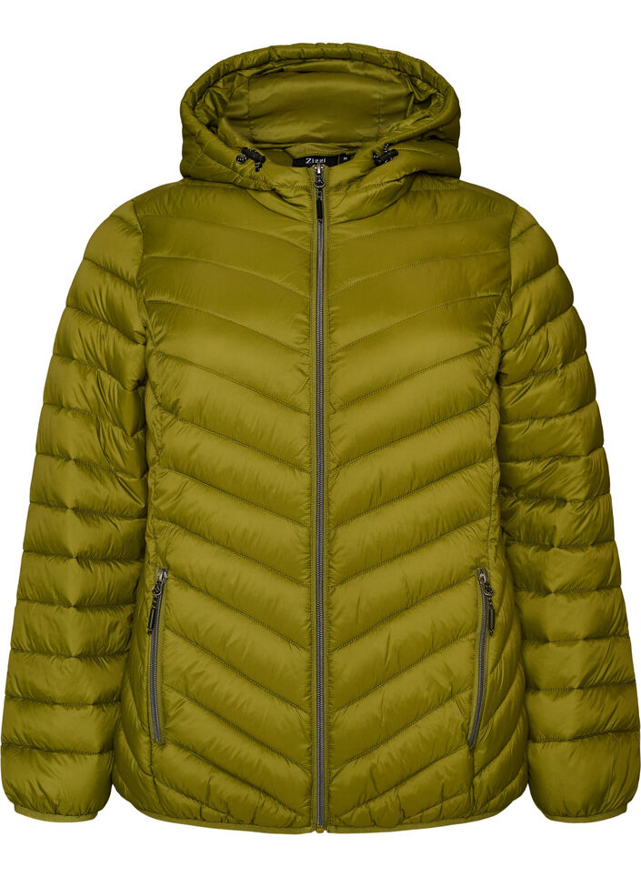 Leichte Kapuzenjacke, Gr&uuml;n, Packshot image number 0
