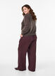 Weite Hose mit hoher Taille, Dunkles Bordeaux, Model image number 1