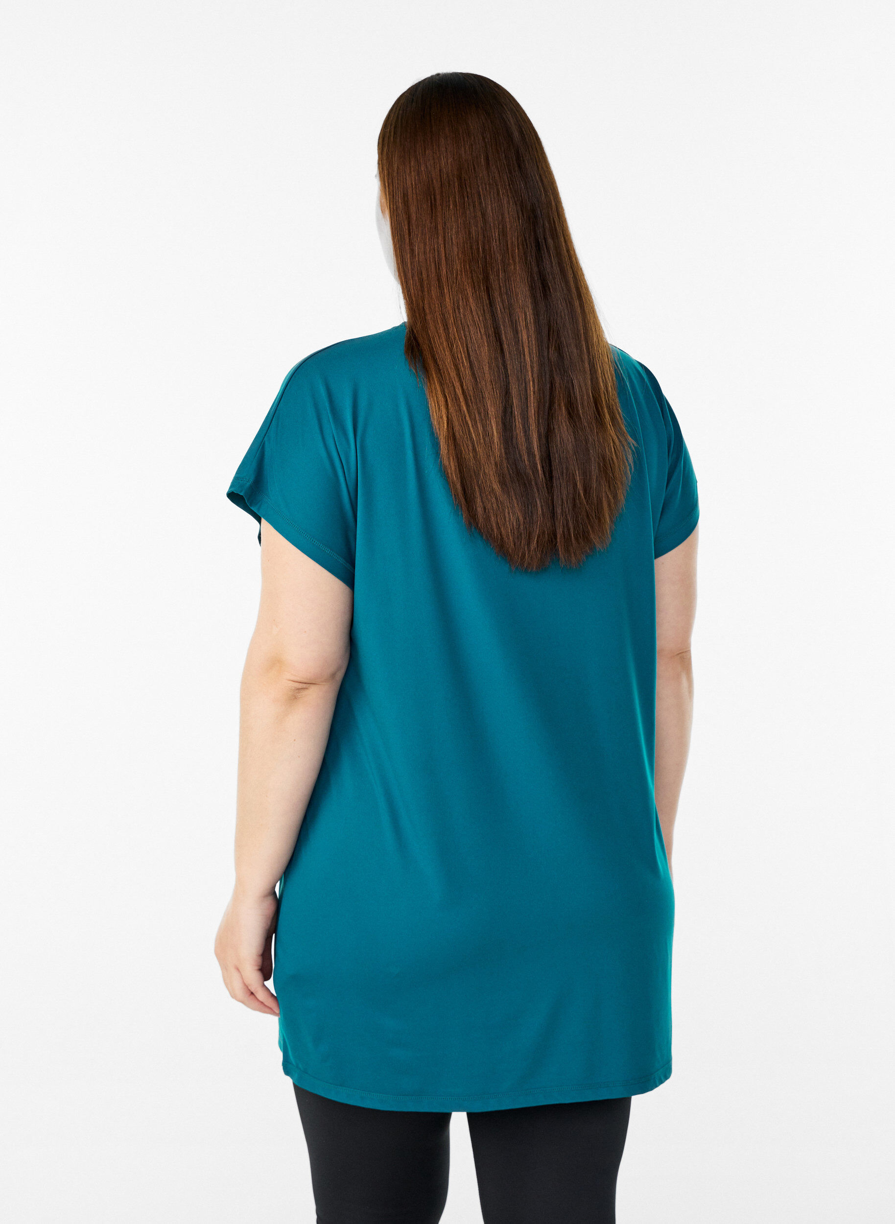 Zizzi Langes Trainingsshirt, Gr&uuml;n, Model image number 2