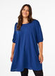 Kurzes Kleid mit Schleifen-Detail hinten, Estate Blue, Model image number 0