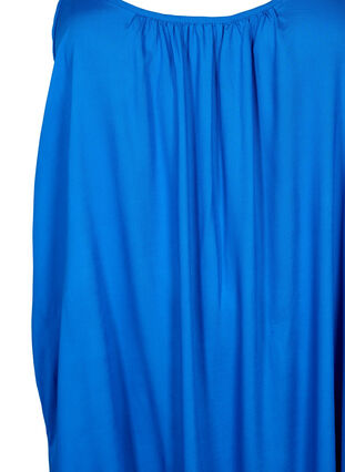 Trägerkleid aus Viskose mit Print, Princess Blue, Packshot image number 2