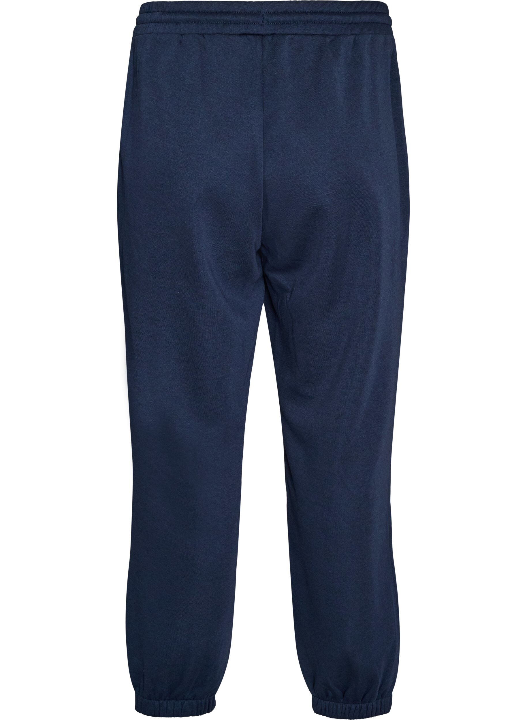 ZizziHoch taillierte Sweatpants mit Kordelzug, Blau, Packshot image number 1