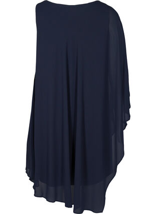 One-Shoulder Kleid mit A-Linie, Night Sky, Packshot image number 1
