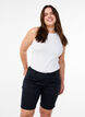 Slim Fit Emily Shorts mit normaler Taille, Schwarz, Model image number 0