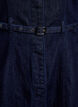Jeanskleid mit G&uuml;rtel und 3/4-&Auml;rmeln, Blau, Packshot image number 3