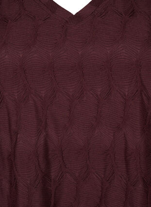 FLASH - Langärmlige Bluse mit Struktur, Fudge, Packshot image number 2