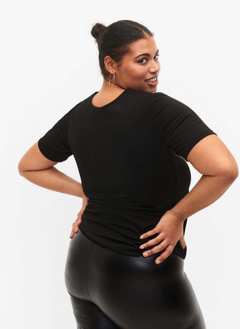 Wendebluse mit Kordelzug, Black, Model image number 1