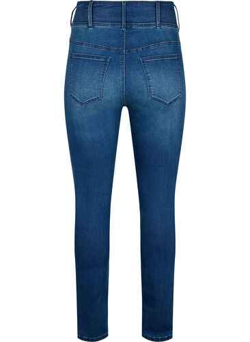 Super schlanke Bea Jeans mit extra hoher Taille, Blue denim, Packshot image number 1