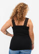 2er-Pack Tops mit Spitze, Black / Black, Model image number 1