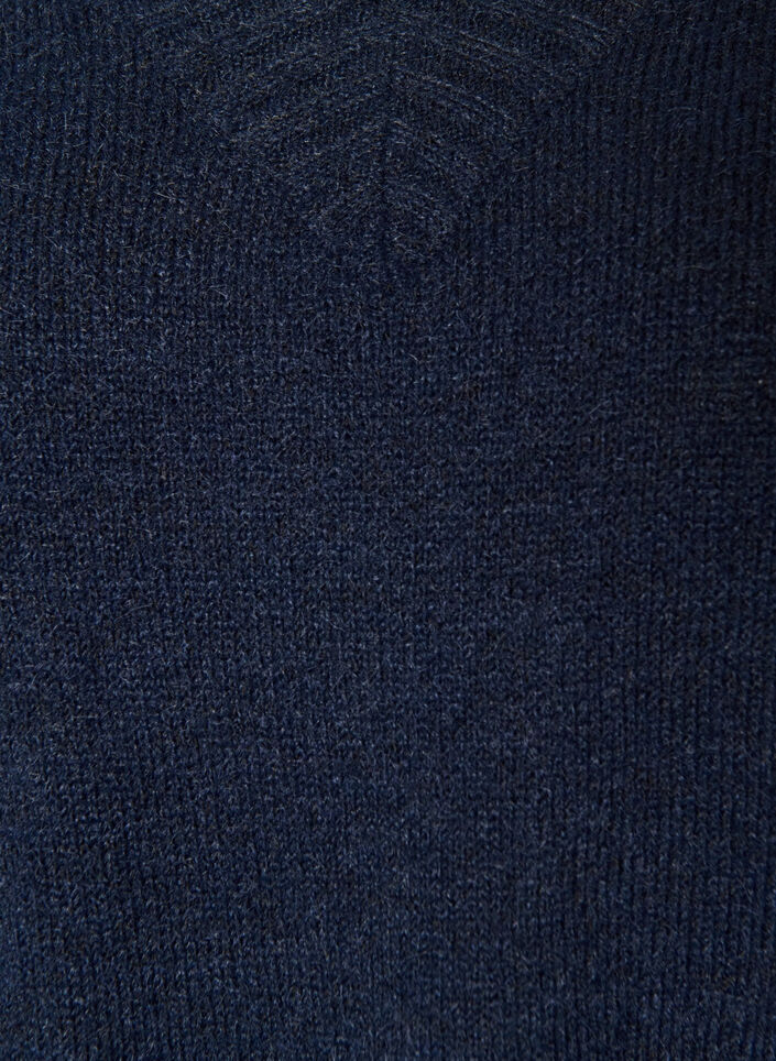 Pullover mit V-Ausschnitt, Blau, Packshot image number 2