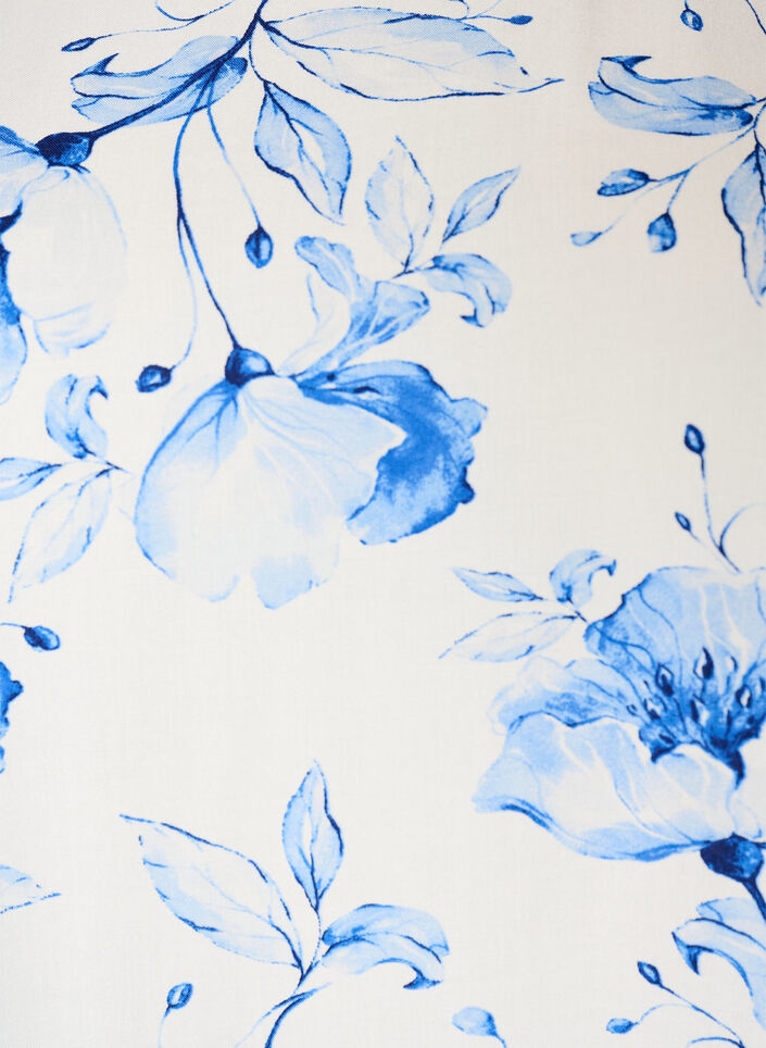 Kleid aus Viskose mit Schnittlinie, Wei&szlig;, Packshot image number 2