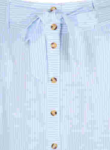 Gestreifter Rock aus Baumwolle mit Taschen, Blue Bell Stripe, Packshot image number 2
