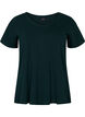 Einfarbiges basic T-Shirt aus Baumwolle, Gr&uuml;n, Packshot image number 0