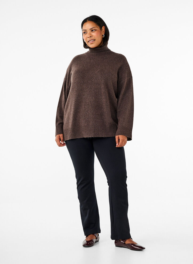 Rollkragenpullover aus Strick, Bracken Mel., Model image number 2