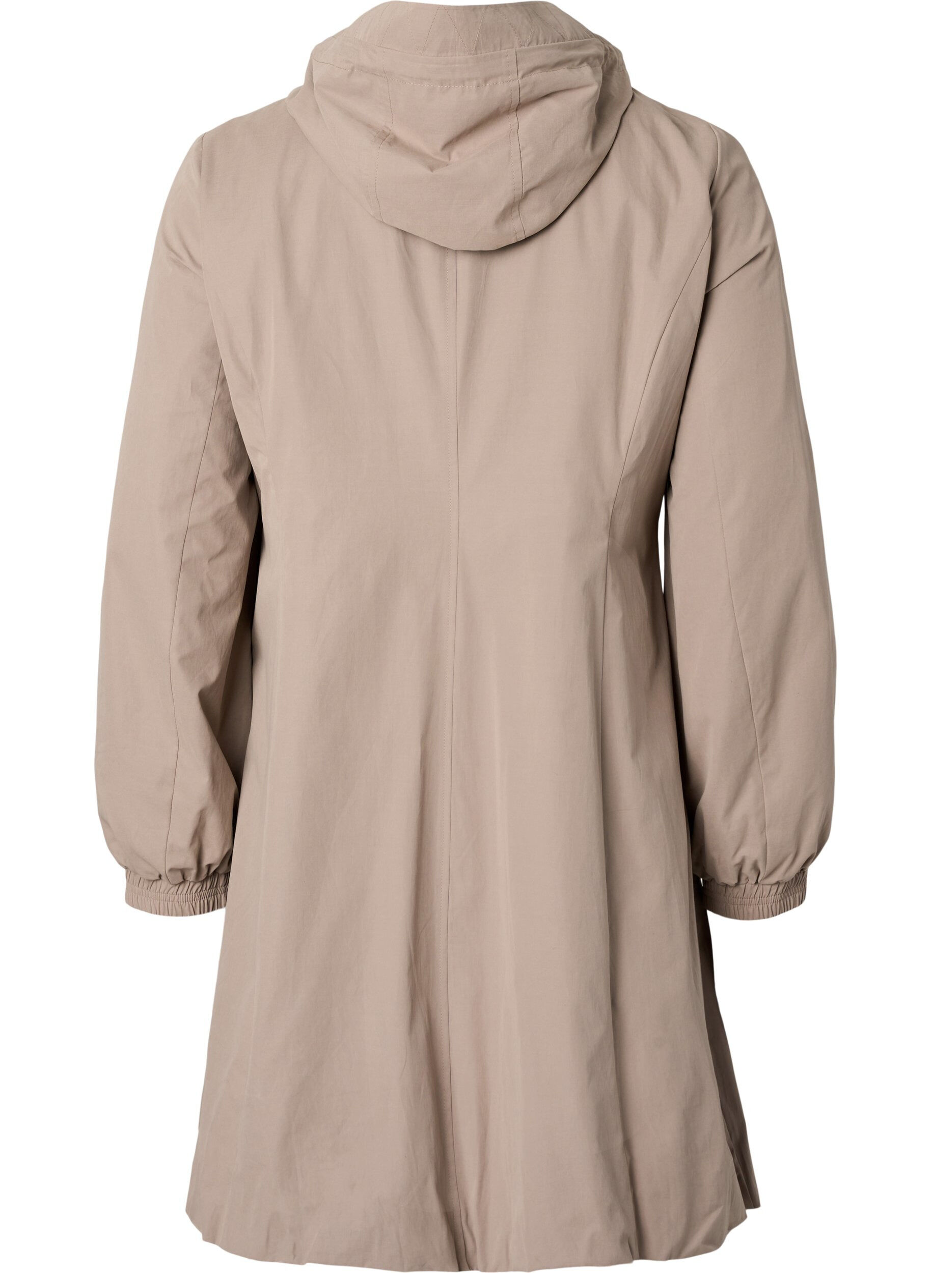 Zizzi Jacke mit Kapuze, Moon Rock, Packshot image number 1