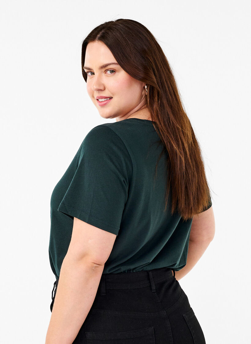 FLASH - T-Shirt mit Print, Grün, Model image number 2