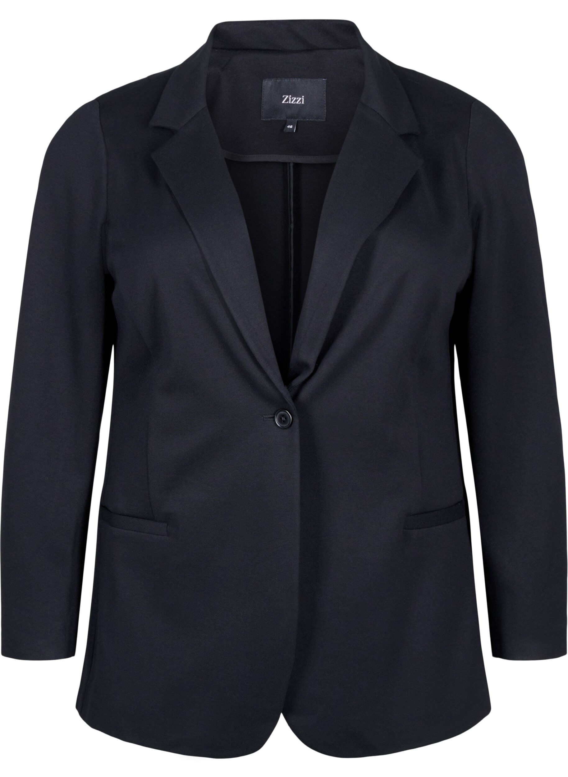 Schlichter Blazer mit Knopfverschluss