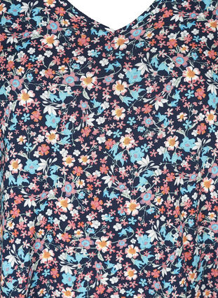 Bluse, FLOWER MARK PRINT, Packshot image number 2