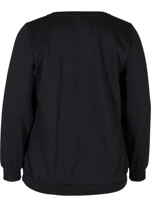 Weihnachts-Sweatshirt, Black Wrapper , Packshot image number 1