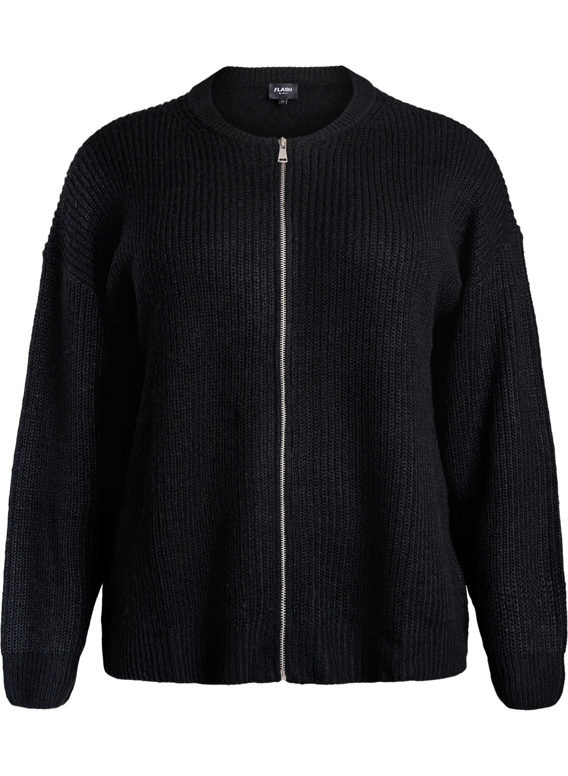 FLASH - Strickjacke mit Rei&szlig;verschluss