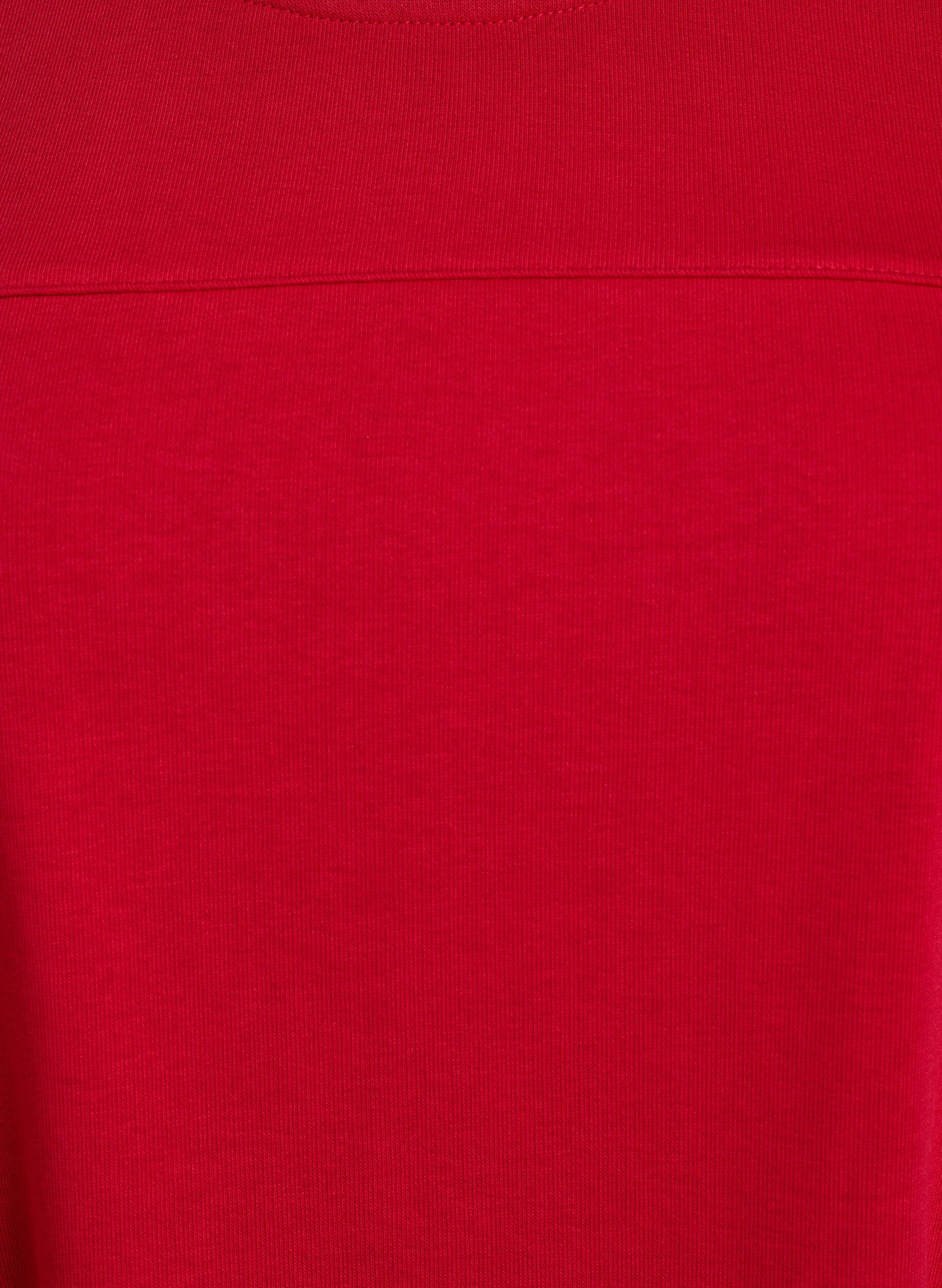 Zizzi Jerseykleid mit kurzen &Auml;rmeln und Taschen, Rot, Packshot image number 2