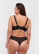 2er-Pack G-String aus Mesh mit Punkten, Black, Model image number 1