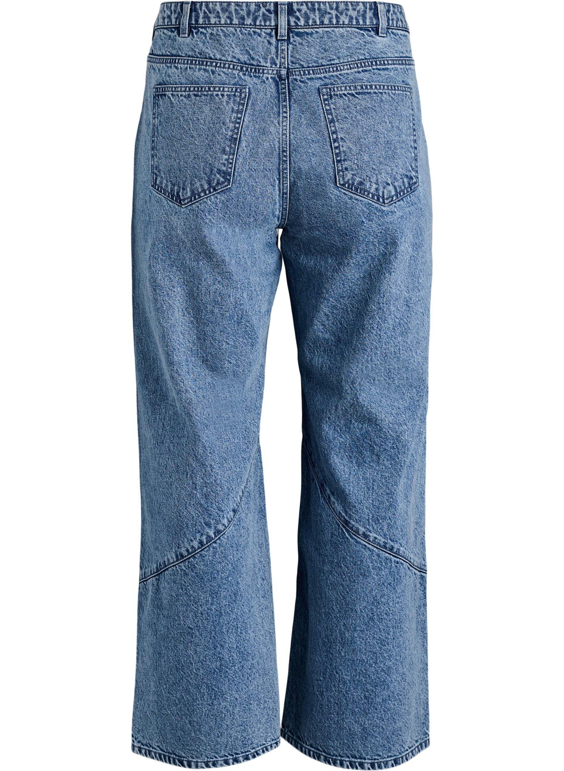 ZizziJeans in weiter Passform mit Nahtdetails, Blau, Packshot image number 1