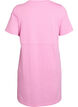 FLASH – Kurzes T-Shirt-Kleid mit Bindegürtel, Pink, Packshot image number 1