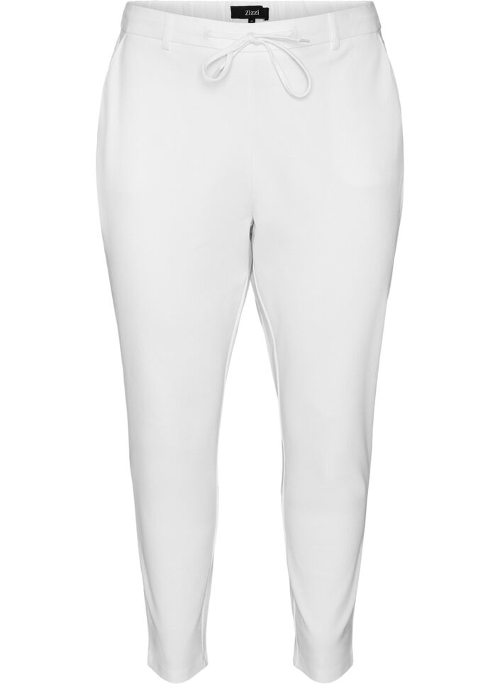 Gek&uuml;rzte Maddison Hose, Wei&szlig;, Packshot image number 0