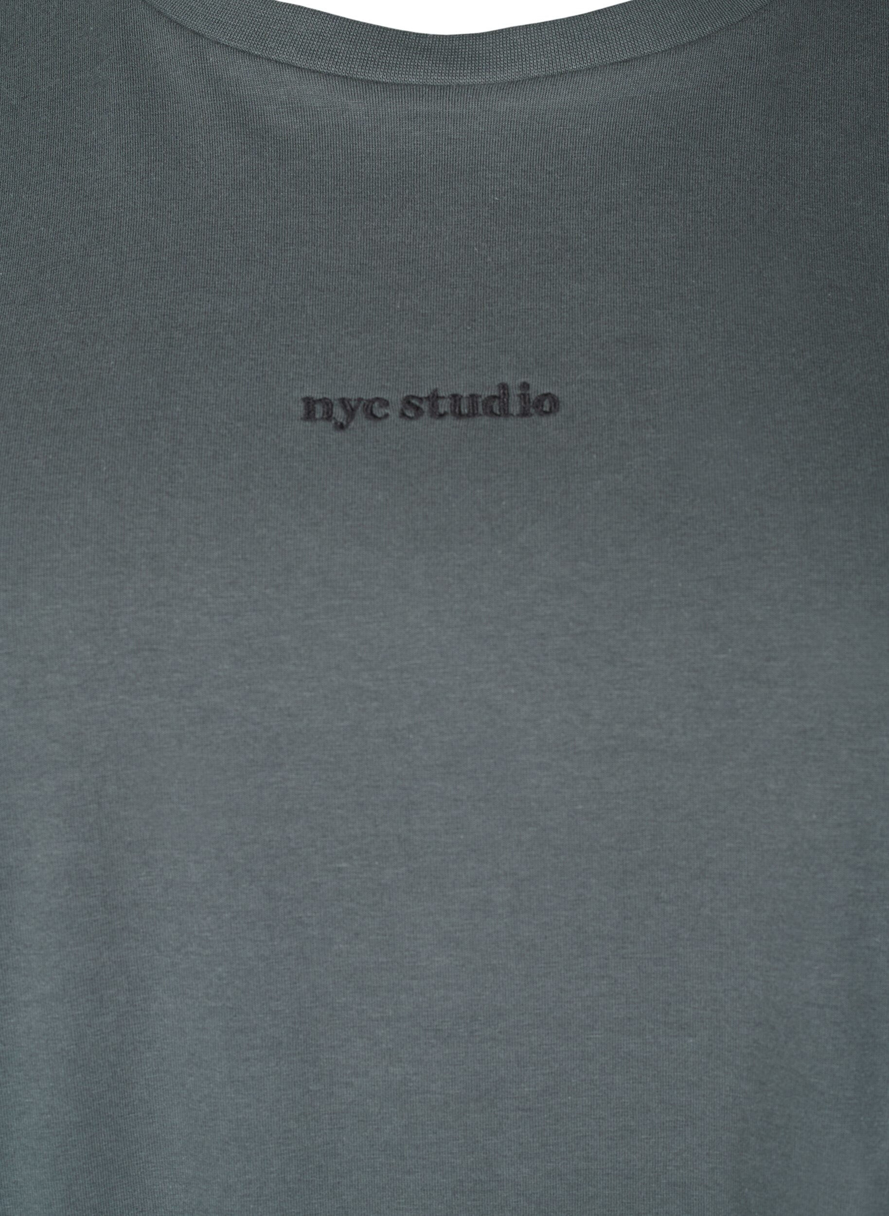 Zizzi Sportliches T-Shirt aus Bio-Baumwolle, , Packshot image number 2