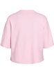 Locker sitzende Strickshirt mit kurzen &Auml;rmeln, Rot, Packshot image number 1