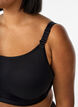 Sport-BH f&uuml;r starken Halt mit B&uuml;gel und gepolsterten Tr&auml;gern, Schwarz, Model image number 3