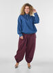 Ballonhose mit Taschen und elastischem Bund, Rot, Model image number 0