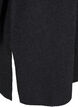 Lange Strickbluse mit langen Ärmeln, Dark Grey Melange, Packshot image number 3