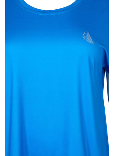 Kurzärmeliges Trainings-T-Shirt, Brilliant Blue, Packshot image number 2