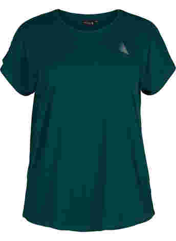 Einfarbiges Trainings-T-Shirt