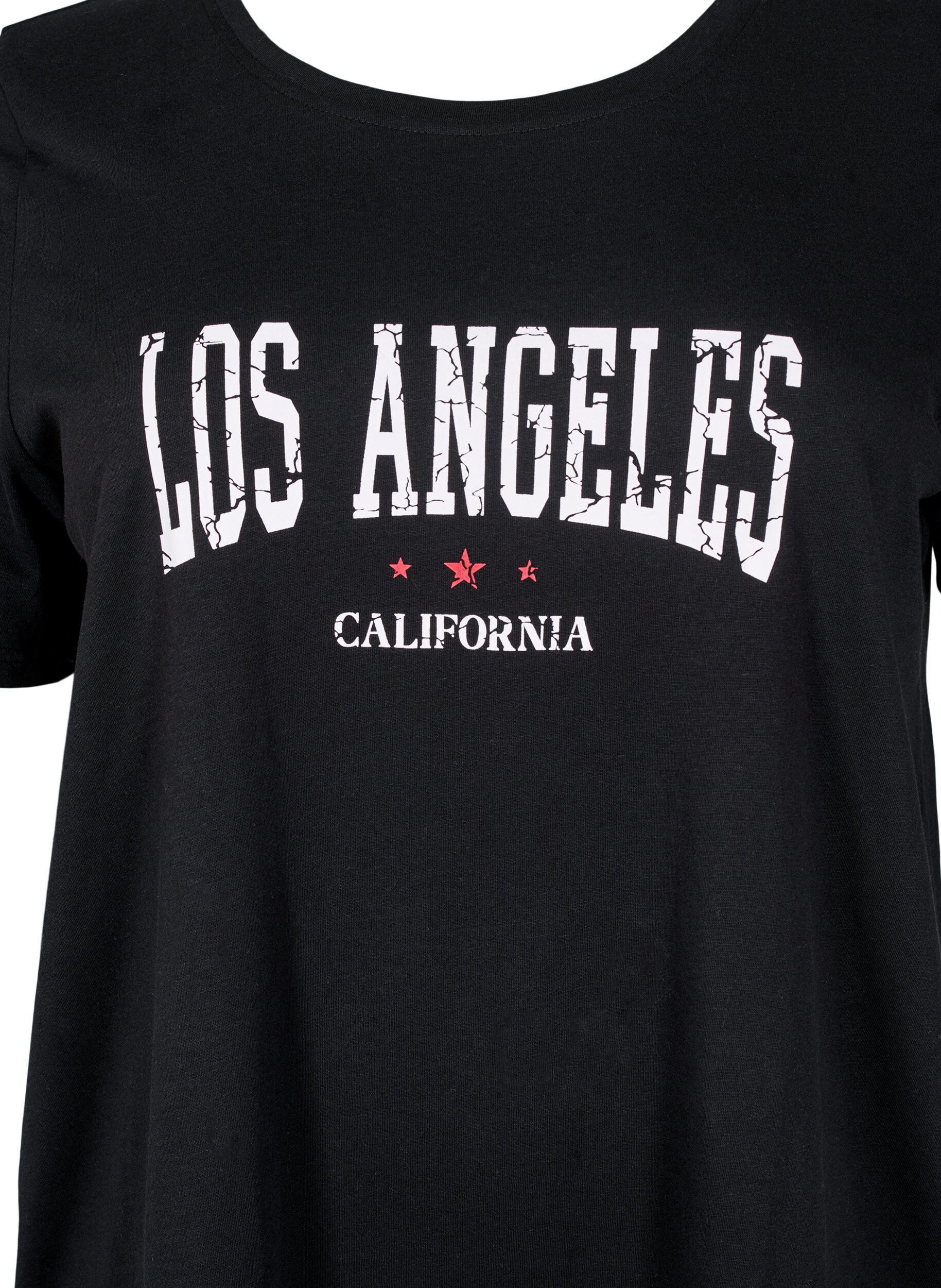 Zizzi FLASH - T-Shirt mit Print, Schwarz, Packshot image number 2