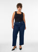 Kurze Jeans mit gerader Passform und normaler Taillenh&ouml;he, Blau, Model image number 0
